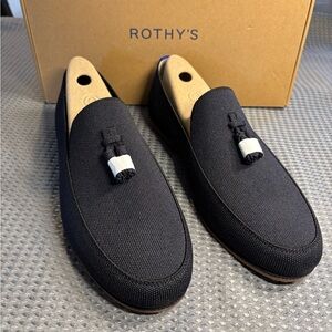 Rothy's Men's Black Slip-On Loafers